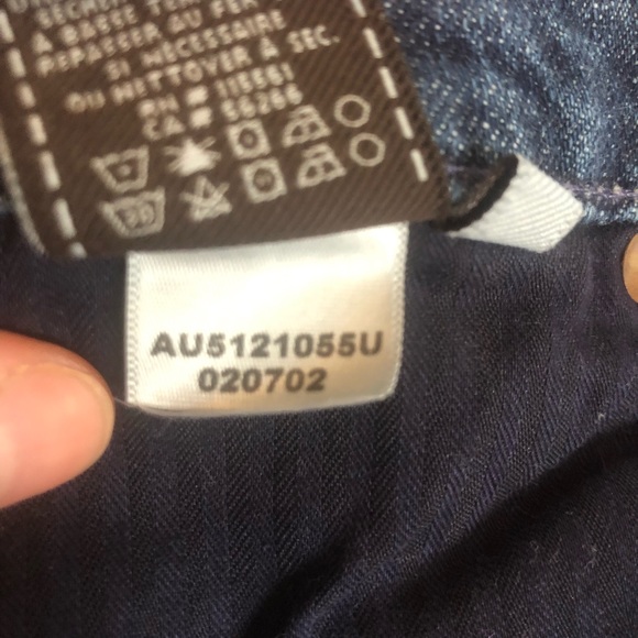 7 For All Mankind Relaxed Mid Rollup Short Sz 25 - Picture 5 of 7